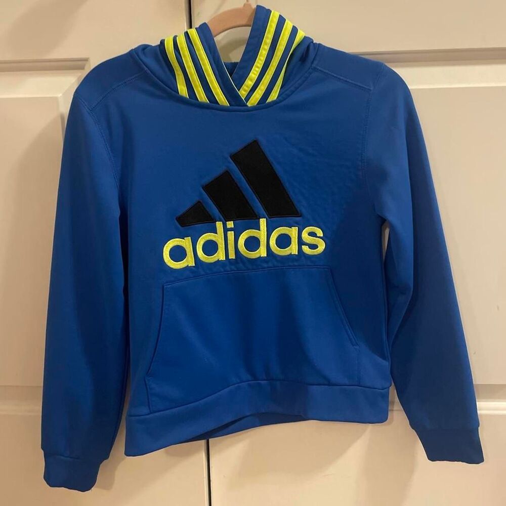 Adidas Men's Blue Hoodie